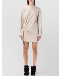 Isabel Marant - Zae Cotton Mini Sweatshirt Dress - Lyst