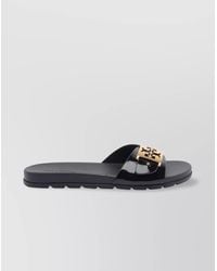 Tory Burch - Patent Synthetic Leather Slides - Lyst