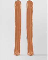 Stuart Weitzman - Leather Wedge Knee-High Boots - Lyst