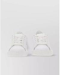 MSGM - Leather Low-Top Sneakers - Lyst