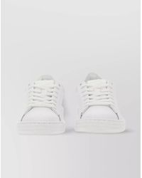 MSGM - Leather Low-Top Sneakers - Lyst