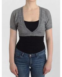 Ermanno Scervino - Lingerie Knit Bolero Sweater Cardigan - Lyst