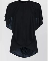 Jacquemus - Sleeveless Asymmetric Draped Cutout Blouse - Lyst