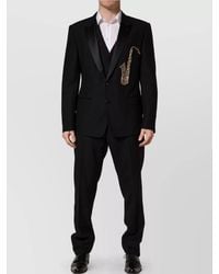 Dolce & Gabbana - Wool Silk Slim Fit Single Breasted Coat - Lyst