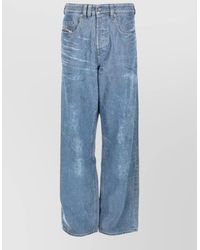 DIESEL - Belt Loop Jeans Faded Five Pocket Design - Lyst