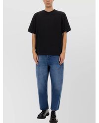 Studio Nicholson - Oversized Cotton Short-Sleeve T-Shirt - Lyst