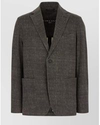 Circolo 1901 - Printed Stretch Cotton Blazer - Lyst