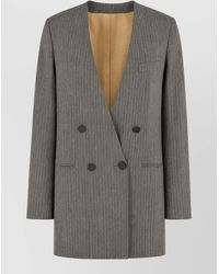 Alberta Ferretti - Embroidered Blazer - Lyst