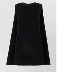 Gucci - Wool Crew Neck Mini Dress With Long Sleeves - Lyst