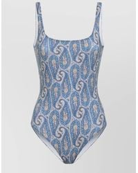 Etro - Paisley Scoop Neck Sleeveless One Piece - Lyst