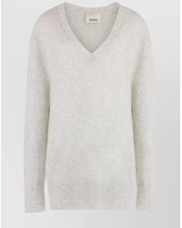 Isabel Marant - Ribbed Cashmere Silk Alpaca Wool Jumper - Lyst