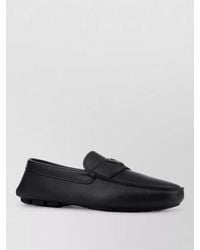 Prada - Loafers Round Toe Rubber Sole Design - Lyst