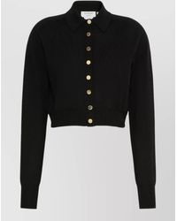 Sportmax - Ribbed Virgin Wool Regular-Fit Cardigan - Lyst