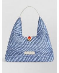 Marni - Top Handle Mini Tote Wave Pattern - Lyst