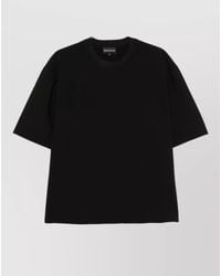 Emporio Armani - Short Sleeve Crew Neck Regular Fit Shirt - Lyst