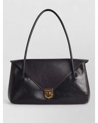 Marni - East West Leather Shoulder Bag Top Handle - Lyst