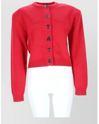ROTATE BIRGER CHRISTENSEN - Cashmere-Blend Chunky-Knit Cardigan - Lyst