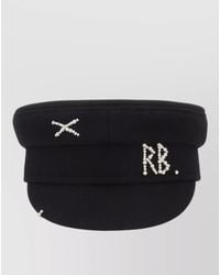 Ruslan Baginskiy - Structured Peaked Hat Embellished Pearl Design - Lyst