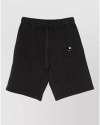 C.P. Company - Cotton Jogging Bermuda Shorts Elastic Waistband - Lyst
