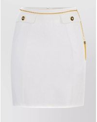 Elisabetta Franchi - High-Rise Mini Skirt - Lyst