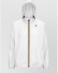 K-Way - Hooded Fitted Jacket - Lyst