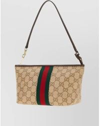 Gucci - Small Canvas Pouch - Lyst