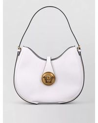 Versace - Small Hobo Leather Shoulder Bag - Lyst