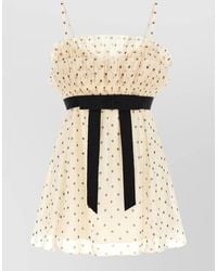 Zimmermann - Polka-Dot Pleated Cami Top - Lyst