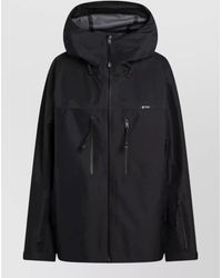 Prada - Hooded Jacket Long Sleeves Multiple Zip Pockets - Lyst
