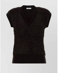 Ferragamo - Bouclé Vest - Lyst
