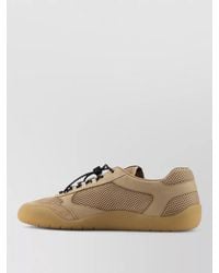 Prada - Low Top Sneakers Mesh Panels Round Toe Rubber Sole - Lyst
