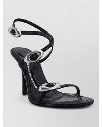 Alexander Wang - Leather Stiletto Sandals - Lyst
