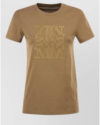 Max Mara - Giova Short Sleeves Crew Neck Top - Lyst