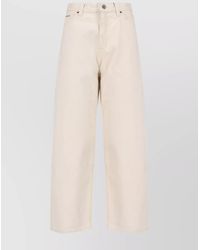 Calvin Klein - Organic Cotton Relaxed-Fit High-Rise Wide-Leg Jeans - Lyst