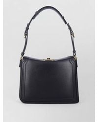 Lanvin - Compagnon Small Asymmetrical Leather Shoulder Bag - Lyst