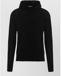 Ma'ry'ya - Hooded Knit Sweater Long Sleeves - Lyst