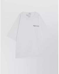 McQueen - Oversized Cotton T-Shirt - Lyst