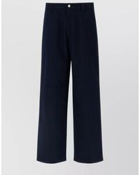 Gucci - Cotton Wide-Leg Trousers - Lyst