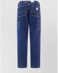 Carhartt - Denim Mid-Rise Straight-Leg Jeans - Lyst