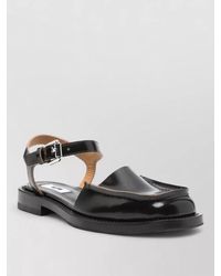 Moschino - Loafers Open Design Square Toe Ankle Strap - Lyst
