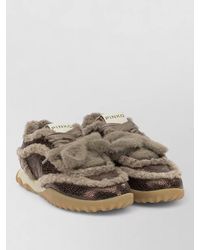 Pinko - Calf Leather Low-Top Sneakers - Lyst