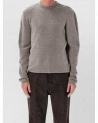Rick Owens - Cashmere-Blend Ribbed Crewneck Sweater - Lyst