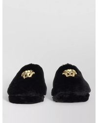 Versace - Slippers Jellyfish Faux Fur Detail - Lyst