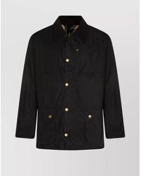 Barbour - Casual Jacket With Long Sleeves And Collared Design - Lyst
