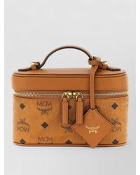 MCM - Aren Mini Coated Canvas Vanity Case - Lyst