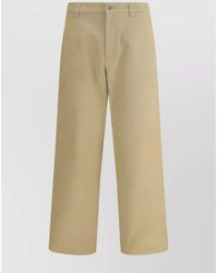 Gucci - Cotton Gg Pattern Wide-Leg Trousers - Lyst