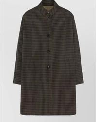 Maison Margiela - Checked Trench Coat - Lyst