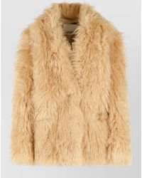 Isabel Marant - Mylae Faux Fur Long Sleeve Coat - Lyst