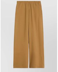 Max Mara - Wide Leg Trousers Mxpdestin Side Pockets - Lyst