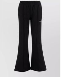 Pinko - Cotton Flared Trousers - Lyst